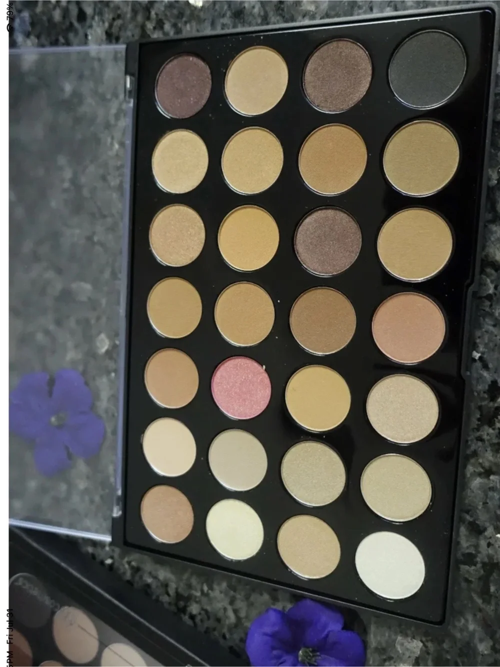 Neutral and Pink Eyeshadow Palette — Women Makeup